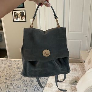 Mini Suede Backpack